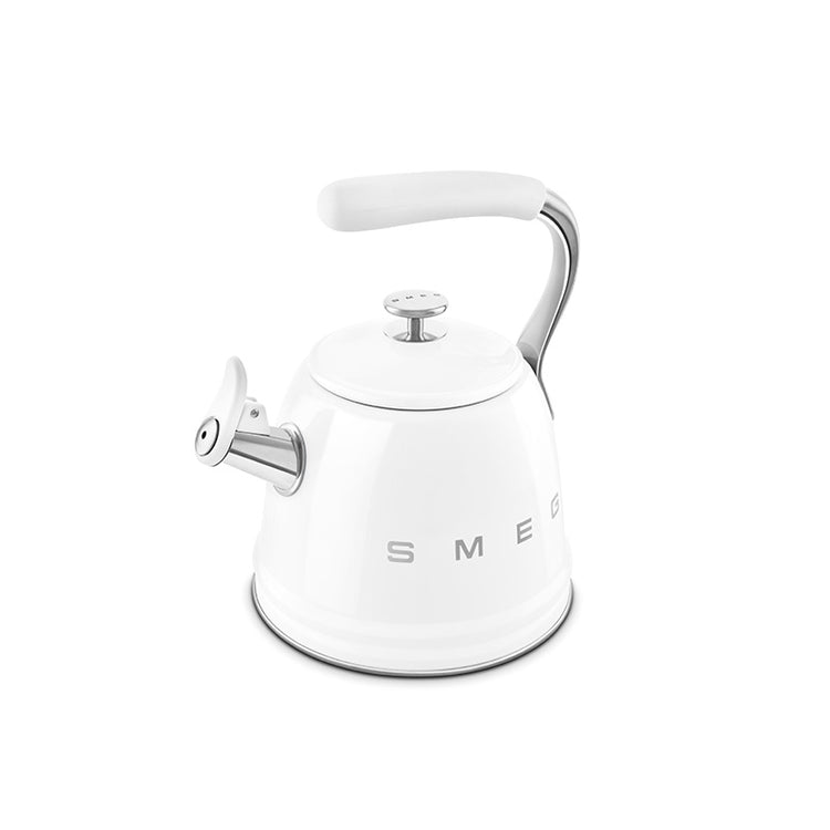 Bouilloire sifflante 2,3 L Blanc Années 50 Smeg